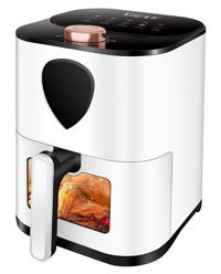 Lebeigo Airfryer 4.9 lt Tek Hazneli Yağsız Sıcak Hava Fritözü Beyaz