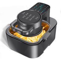 Lebeigo Airfryer 6 lt Tek Hazneli Yağsız Sıcak Hava Fritözü Gri