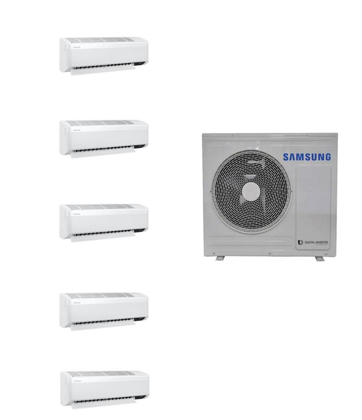 Samsung AJ100TXJ5KH/EA 1+5 Multi 1+5 Sistem 7+9+9+12+24 61000 Btu Enerji Sınıfı R32 Multi Inverter Duvar Tipi Klima