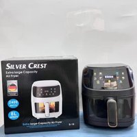 Lebeigo Airfryer 8 lt Tek Hazneli Yağsız Sıcak Hava Fritözü Siyah