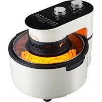 Lebeigo Airfryer 6 lt Tek Hazneli Yağsız Sıcak Hava Fritözü Krem