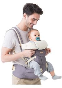 Happy Planet Kkv 25 kg Kapasiteli Oturaklı Her Yöne Yenidoğan Kanguru Gri