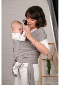 Lorasina Baby 3 - 12 kg Kapasiteli Oturaklı Yenidoğan Kanguru Gri