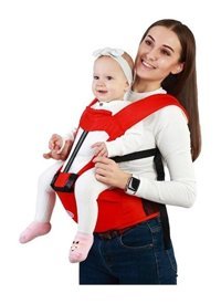 Worryfreeshopping Hss 20 kg Kapasiteli Oturaklı Her Yöne Yenidoğan Kanguru Kırmızı
