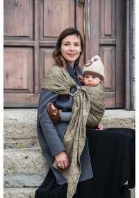 Neko Sling 13 kg Kapasiteli Oturaklı Yenidoğan Kanguru Yeşil