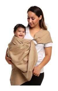 Baby Plus Sling 14 kg Kapasiteli Oturaklı Yenidoğan Kanguru Gri