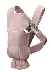 BabyBjörn Cotton 3 - 12 kg Kapasiteli Oturaklı Her Yöne Yenidoğan Kanguru Dusty Pink