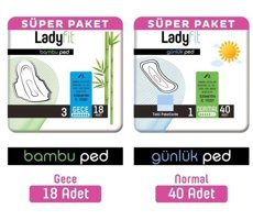 Ladyfit Bambu İnce 29'lu Hijyenik Ped 2 Adet