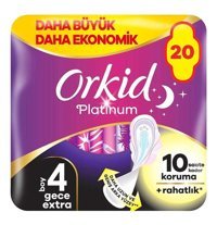 Orkid Platinum İnce 20'li Hijyenik Ped 1 Adet