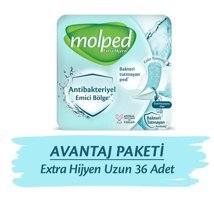 Molped Extra Hijyen İnce 18'li Hijyenik Ped 2 Adet