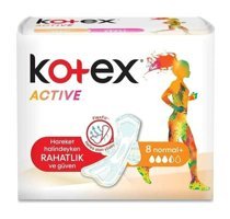 Kotex Active İnce 8'li Hijyenik Ped 1 Adet