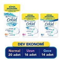Orkid Ultra Ekstra Hassas İnce 50'li Hijyenik Ped 3 Adet