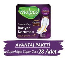 Molped Super Night İnce 14'lü Hijyenik Ped 2 Adet