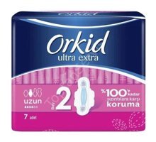 Orkid Ultra İnce 7'li Hijyenik Ped 24 Adet