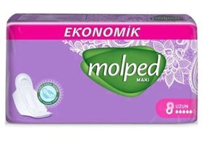 Molped Maxi İnce 8'li Hijyenik Ped 1 Adet
