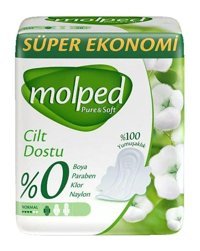 Molped Pure & Soft Organik İnce 24'lü Hijyenik Ped 1 Adet