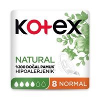Kotex Natural Ultra Hijyenik İnce 8'li Hijyenik Ped 1 Adet