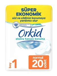Orkid Ekstra Hassas Koruma İnce 20'li Hijyenik Ped 1 Adet