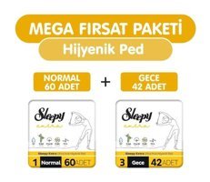 Sleepy Extra Organik Ultra İnce Antialerjik 51'li Hijyenik Ped 2 Adet