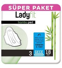 Ladyfit Bambu İnce 18'li Hijyenik Ped 1 Adet