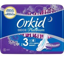 Orkid Platinum İnce 6'lı Hijyenik Ped 1 Adet