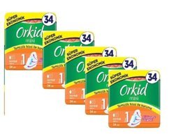 Orkid Maxi İnce 34'lü Hijyenik Ped 5 Adet