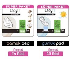 Ladyfit Pamuk İnce 32'li Hijyenik Ped 2 Adet