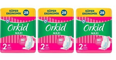 Orkid Maxi İnce 28'li Hijyenik Ped 3 Adet