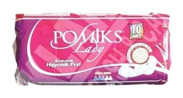 Pomix Lady İnce 10'lu Hijyenik Ped 1 Adet