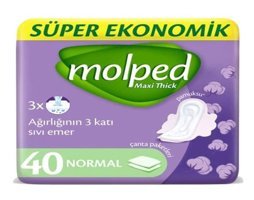 Molped Maxi Thick Kalın 40'lı Hijyenik Ped 1 Adet