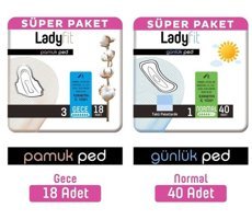 Ladyfit Pamuk İnce 29'lu Hijyenik Ped 2 Adet