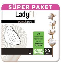 Ladyfit Pamuk İnce 24'lü Hijyenik Ped 1 Adet