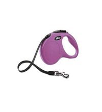 Flexi Classic 5 m Makaralı Boyun Köpek Tasması Pembe