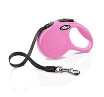 Flexi New Classic 3 m Makaralı Boyun Köpek Tasması Pembe