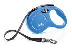 Flexi New Classic 5 m Makaralı Boyun Köpek Tasması Açık Mavi