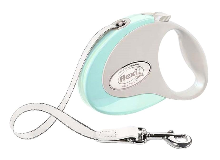 Flexi Style M 5 m Makaralı Boyun Köpek Tasması Turkuaz