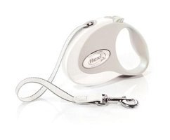 Flexi Style 3 m Makaralı Boyun Köpek Tasması Beyaz