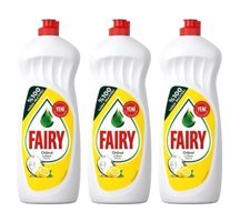 Fairy Orijinal Limon Kokulu Sıvı El Bulaşık Deterjanı 3x650 ml