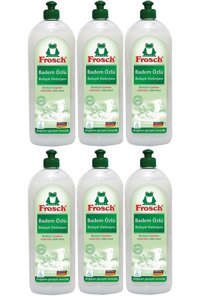 Frosch Cilt Dostu Badem Kokulu Sıvı El Bulaşık Deterjanı 6x750 ml