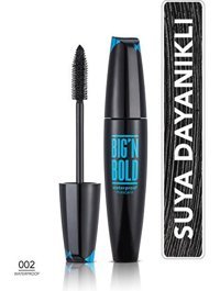 Flormar Big N Bold 002 Suya Dayanıklı Hacim Veren Siyah Maskara