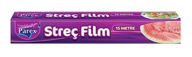Parex Renkli 1500 cm Sanayi Tipi Streç Film 12 Adet