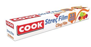 Cook Renkli 3300 cm Sanayi Tipi Streç Film