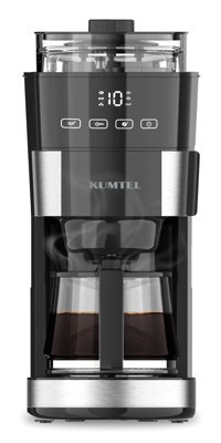Kumtel HCFM-02 Zaman Ayarlı Metal Filtreli 1.25 lt Hazneli Akıllı Siyah Filtre Kahve Makinesi