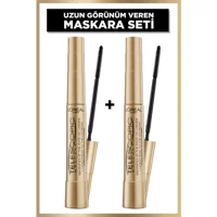 L'oréal Paris Telescopic Hacim Veren Siyah Maskara 2'li Set