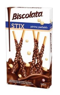 Biscolata Stix Pirinç Patlaklı Sütlü Çikolata 34 gr