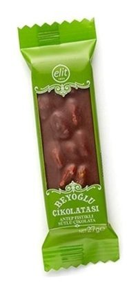 Elit Beyoğlu Antep Fıstıklı Sütlü Çikolata 4x27 gr