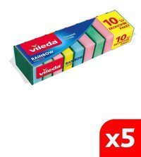 Vileda Rainbow Bulaşık Süngeri 10x5'li