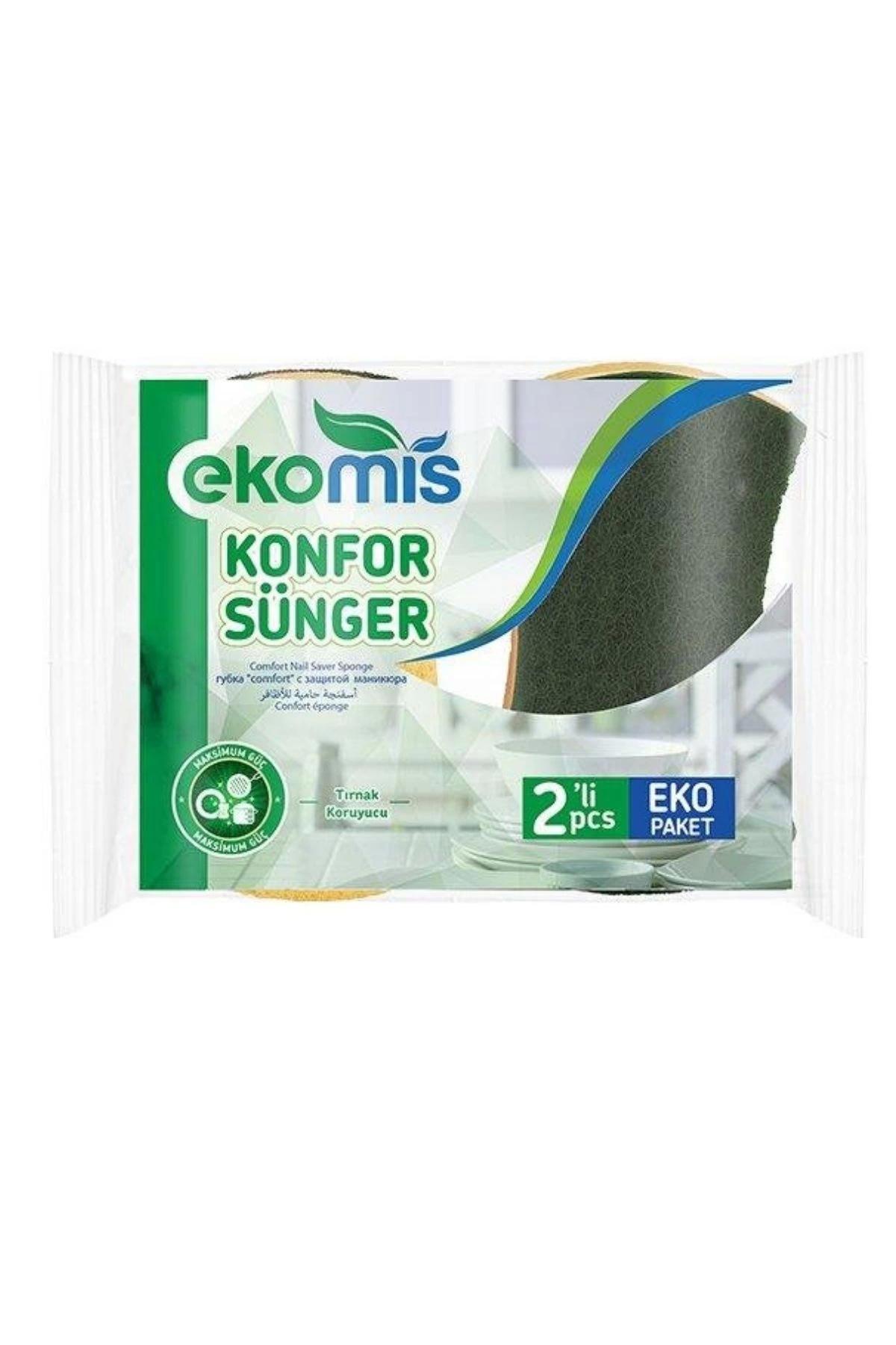 Ekomis Konfor Bulaşık Süngeri 2'li