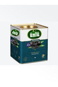Ünlü Yağlı Az Tuzlu Sele Siyah Zeytin Teneke 10 kg