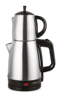 Conti CTM-121 Mytea Çelik Demlikli 1600 W Çelik Rose Gold Vintage Çay Makinesi